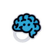 Fat Brain Toys: silikónové hryzátko mozog The Brain T