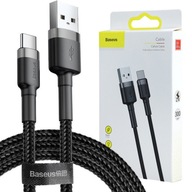 Kabel Baseus Cafule, USB-A - USB-C 2A, 3m, QC3.0