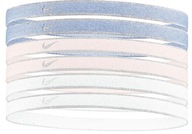 Opaska na głowę NIKE SWOOSH SPORTHEADBANDS 6PK METALLIC - zestaw 6 sztuk