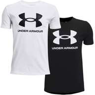 2 x KOSZULKA UNDER ARMOUR SPORTOWY T-SHIRT DZIECIĘCY KOMPLET ZESTAW r. 140