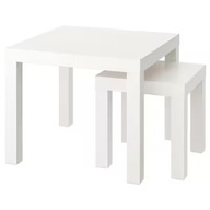 IKEA LACK Zestaw stolików 2 sztuki biały