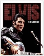 DEZPERATE (USA) KOVOVÁ TYČ PLAGÁT Elvis Presley–'68 Special 32 x 41 cm