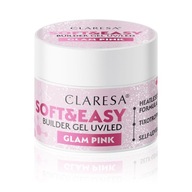 Claresa stavebný gél Soft&Easy glam pink 45 g
