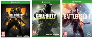 3 CALL OF DUTY BATTLEFIELD HRY 1 CALL OF DUTY BLACK OPS IIII XBOX ONE