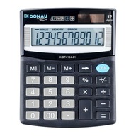 211L697 Kalkulator biurowy DONAU TECH, 12cyfr.
