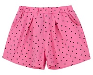 Krátke šortky Bembi 134 ružové v melónových kôstkach
