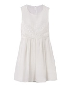 Sukienka Mayoral 6944 biała ecru tiulowa koronkowa r.158