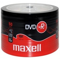 Płyty DVD-R 4,7 GB 16X MAXELL SP50