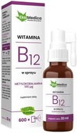 Vitamín B12 v spreji EkaMedica Energia Podpora nervov Jednoduché dávkovanie