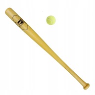 Drevená baseballová palica LONDERO 75 cm s loptou na tenis