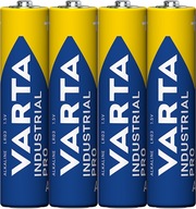 4x VARTA INDUSTRIAL BATERIA AAA LR03 folia