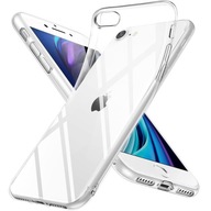 ETUI do APPLE IPHONE 7/8 PRZEZROCZYSTE SLIM +SZKŁO