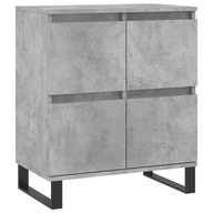 vidaXL Komoda, sivý betón, 60x35x70 cm, materiál na báze dreva