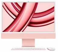 iMac 24 cale: M3 8/10, 8GB, 256GB SSD - Różowy