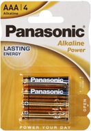 Baterie alkaliczne Panasonic 1,5V LR3 AAA 4szt.