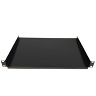 RACK polc 19'' 1U 300mm, Netrack, fekete