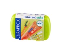 Curaprox Travel Set Ortho – zelený cestovný set
