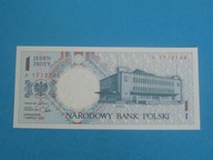 Polska Gdynia Banknot 1zł A ! 1990 UNC Dar Pomorza