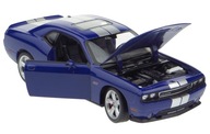 DODGE CHALLENGER SRT 2012 METAL WELLY 1:24 FIALOVÁ