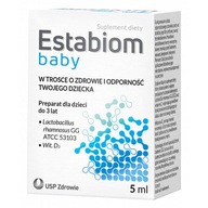 Estabiom Baby, tekutina 5 ml črevné probiotikum dieťa