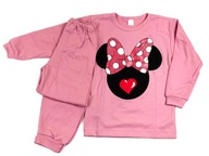 Dievčenské pyžamo 152 Púdrové pyžamo Ružová Poľský Výrobca z bavlny 100%