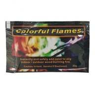 Mistyczne kolorowe płomień w proszku magiczne sztuczki ogień zmienia kolor