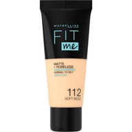 Maybelline Fit Me! Matte + Poreless Podkład Matujący 112 Soft Beige