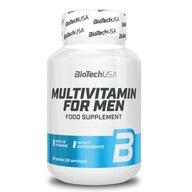 BioTech USA , Multivitamín pre mužov, 60 tabliet.