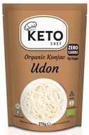 Makaron Konjac Udon Noodle KETO BIO Bezglutenowy shirataki VEGE dla wegan