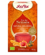 Yogi Tea For the Senses Herbata Natural Wellbeing Szczęście z natury 20sasz