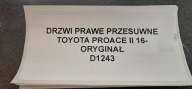 tür rechts schiebe TOYOTA PROACE II 16- original