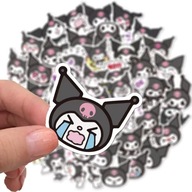 NÁLEPKY Hello Kitty Kuromi MIX 50 ks