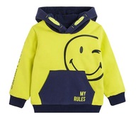 COOL CLUB Bluza chłopięca z kapturem Smiley World r. 104