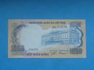 Wietnam Południowy Banknot 1000 Dong 1972 UNC P-34