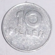 10 filler aluminium moneta Węgry Magyar 1975 rok