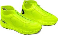 Wodoodporne silikonowe ochraniacze na buty Broham neonowożółty unisex