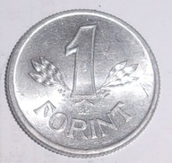 1 forint moneta aluminium Węgry Magyar 1989 rok - piękny stan - lśniący