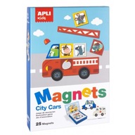 Magnetické puzzle Vozidlá Autá Apli Kid