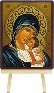 MAJK Ikona religijna MATKA BOSKA BOŻA CZUŁA (ELEUSA) 13 x 17 cm Mała