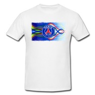 KOSZULKA T-SHIRT DZIECIĘCA BIAŁA [2XS] 104CM PSG F.C - WIELE WZORÓW