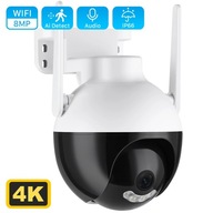 ANBIUX 8MP PTZ WiFi IP Camera 4MP AI Human Detection Color Night Vision Aud