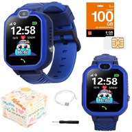 SMARTWATCH DLA DZIECI ZEGAREK LOKALIZATOR LBS +SIM