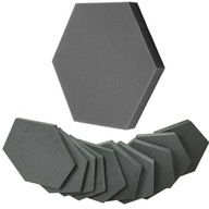 Akustické zvukotesné panely Bitmat Hexagon 50 x 43,5 x 3 cm 10 ks