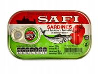 Safi Sardynki w sosie pomidorowym 0,125 kg