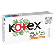 KOTEX Natural Tampony Normal, 16 szt.