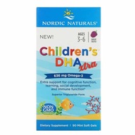 NORDIC NATURALS Detský DHA Xtra 635 mg 90 kapsúl