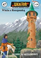 KARTON MODELL: RAPUNZEL TORONY WEKTOR