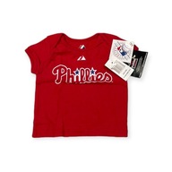 Koszulka T-shirt juniorski Philadelphia Phillies MLB Majestic 6/9 miesięcy