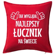 NAJLEPSZY ŁUCZNIK poduszka 50x50 prezent