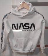 H&M NASA bluza biała r. 134/140